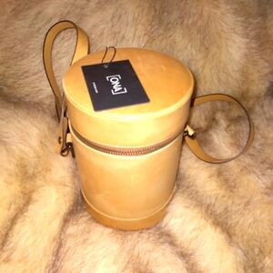 ONA Canister Crossbody Camera Bag Backpack Cognac Brown leather New